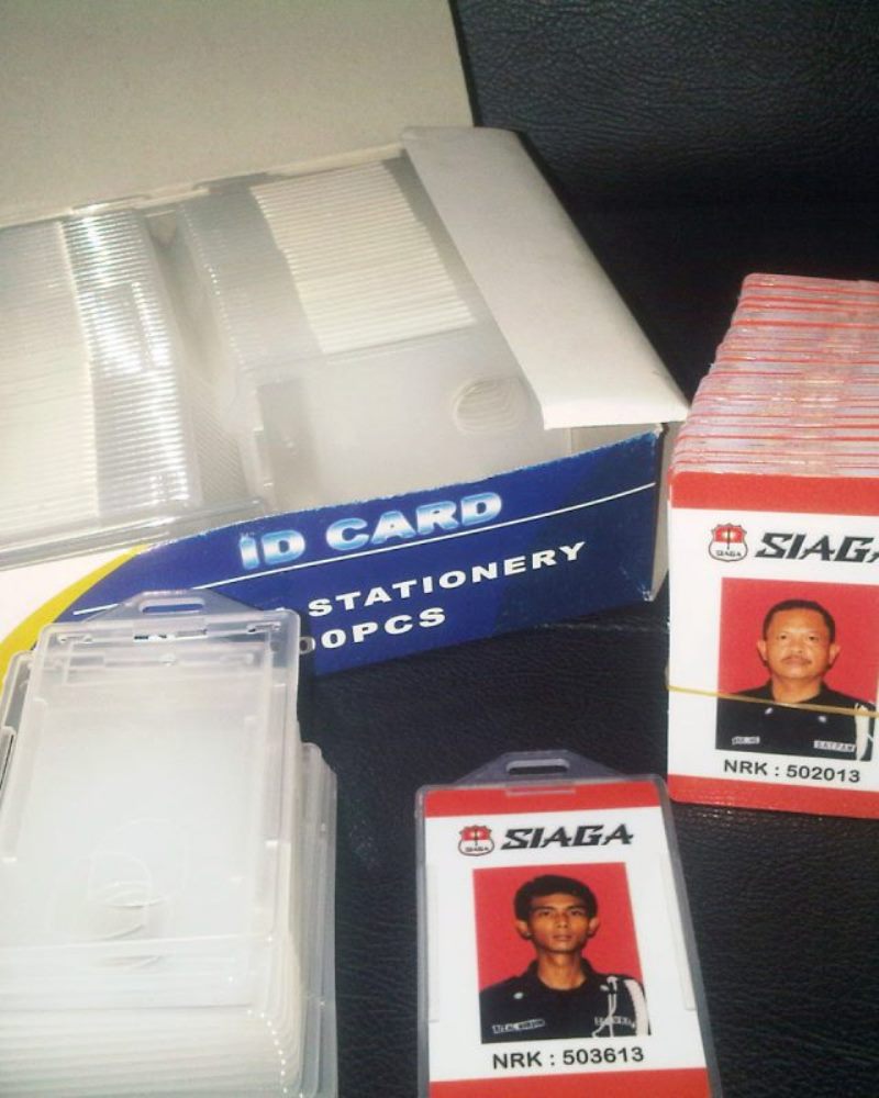 ID Card Custom, Kartu Plastik, Gantungan Koper